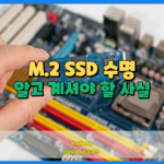 M.2 SSD 수명은 어떻게 될까요?